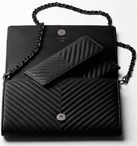 wallet on chain chanel chevron|Chanel wallet.